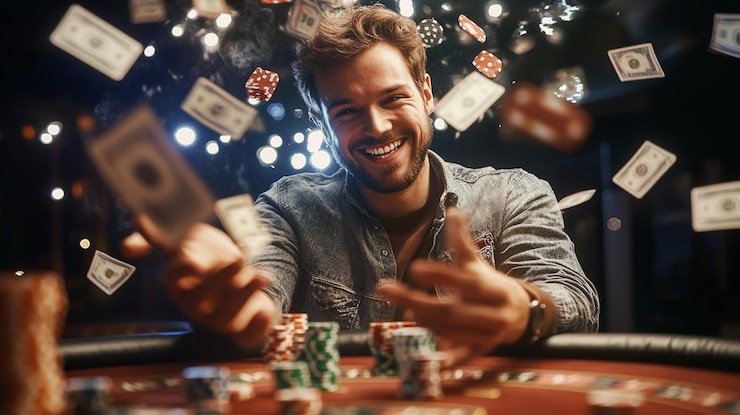 Animasi wild reels yang muncul di tengah layar permainan